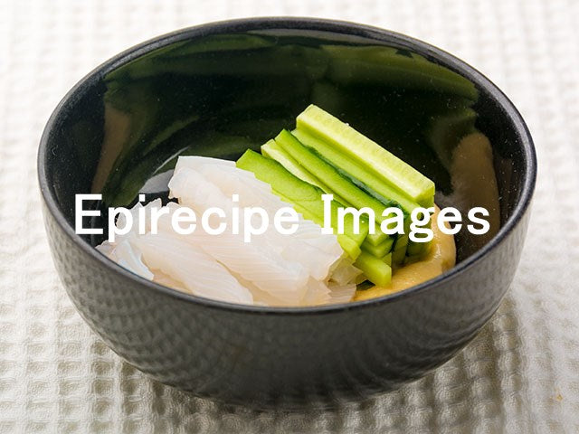 いかときゅうりの辛味噌和え
