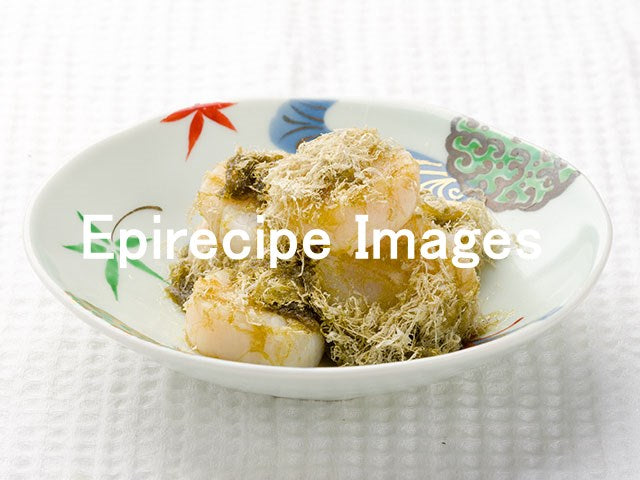 ホタテとろろ昆布焼き