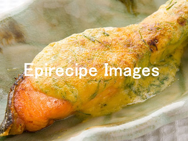 甘塩鮭の大葉焼き